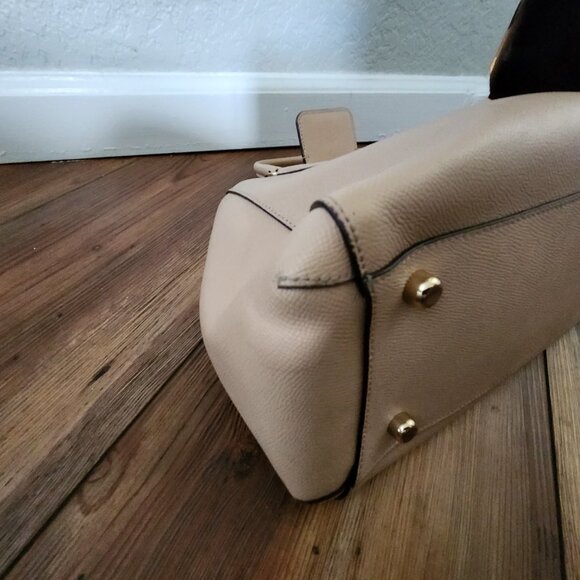 Euc Coach Margot Tan Leather Satchel Handbag Purse - Picture 9 of 14